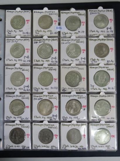 Monnaies - Allemagne - Collection de 114...