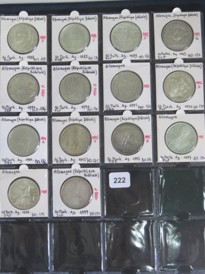 Monnaies - Allemagne - Collection de 114...