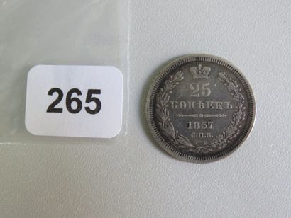 Monnaie - Russie - 25 Kopeks Nicolas I 1857...