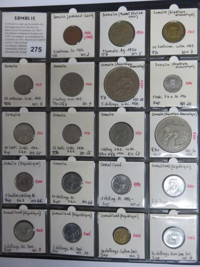 Monnaies - Somalie et Somaliland - Collection...
