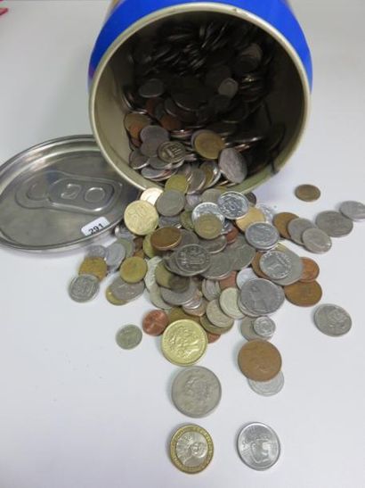 Monnaies - Lot de 4 kg de monnaies diverses...