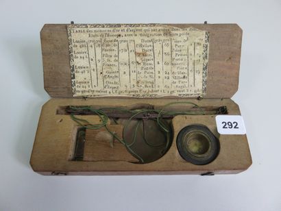 Divers - Boîte de changeur début XIXe siècle,...