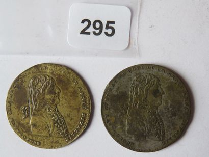 Lot de 2 jetons - Bonaparte et Campagne d'Italie...