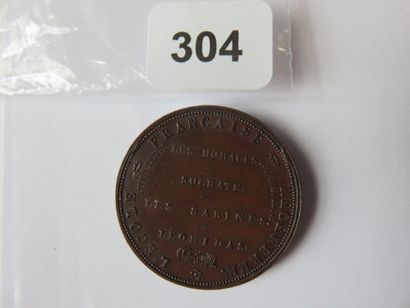 Médaille - J. Louis David peintre français,...