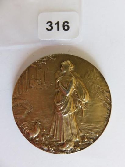 Médaille - Société d'agriculture de Beauvais...