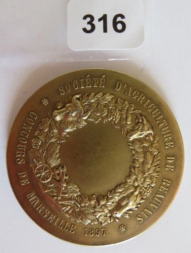 Médaille - Société d'agriculture de Beauvais...