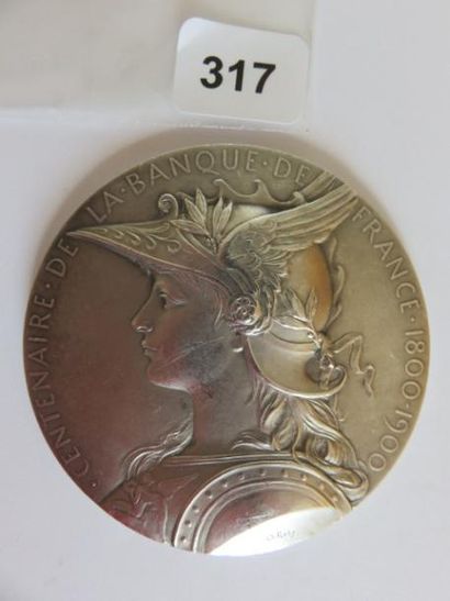 Médaille - Centenaire de la Banque de France...
