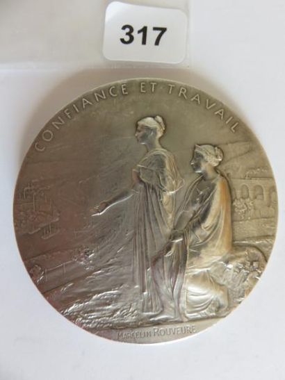 Médaille - Centenaire de la Banque de France...