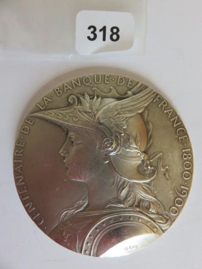 Médaille - Centenaire de la Banque de France...