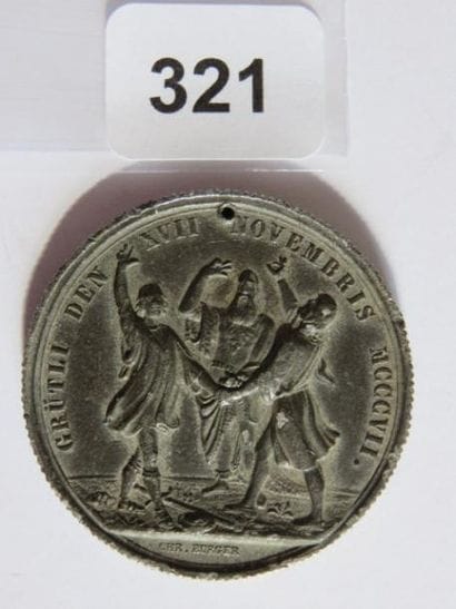 Médaille Suisse - Représentation du serment...