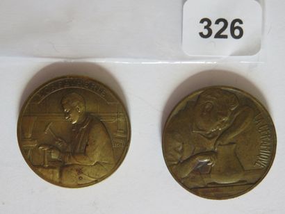 Médailles - Lot de 2 médailles de l'Expossition...