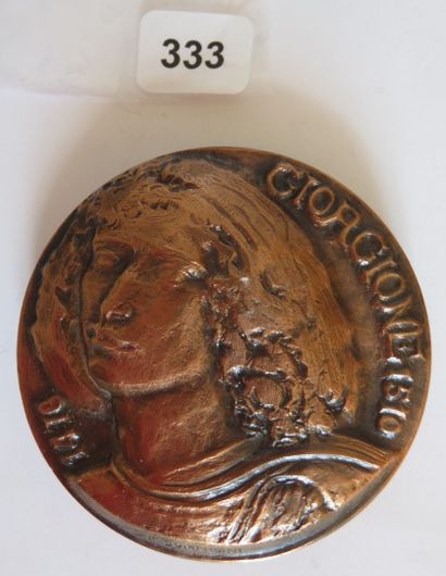 Médaille - Giorgione 1476 - 1510, par M....