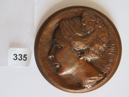 Médaille - Anaïs Nin 1903 - 1977, par O....