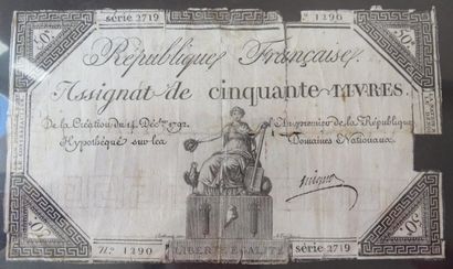 Assignats - Lot de 4 [3 assignats de 10 Livres...