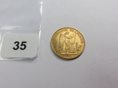 Monnaie or - 20 Francs Génie 1891 A (871...