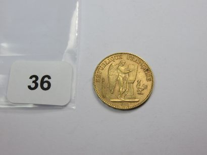 Monnaie or - 20 Francs Génie 1892 A (225...