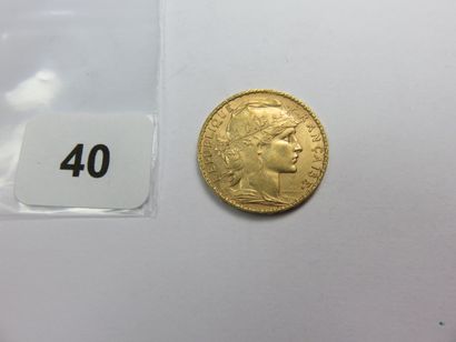 Monnaie or - 20 Francs Coq 1905 TB+ à TT...