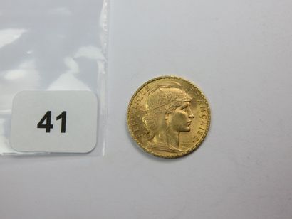 Monnaie or - 20 Francs Coq 1906 TTB