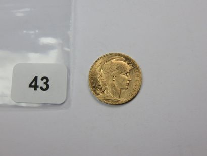 Monnaie or - 20 Francs Coq 1907 SUP