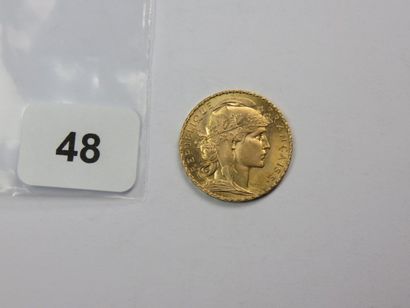 Monnaie or - 20 Francs Coq 1909 SUP