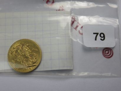Monnaie or - Grande-Bretagne - Souverain...