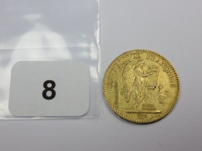 Monnaie or - 20 Francs Génie, seconde république...