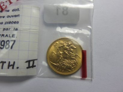 Monnaie or - Grande-Bretagne - Souverain...