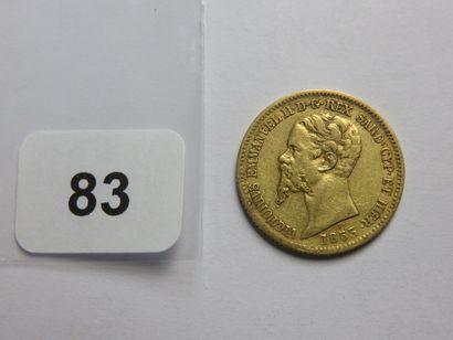 Monnaie or - Maison de Savoie - 20 Lire Victor...