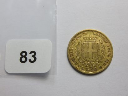 Monnaie or - Maison de Savoie - 20 Lire Victor...