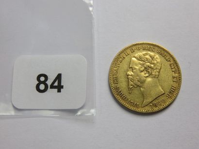 Monnaie or - Maison de Savoie - 20 Lire Victor...