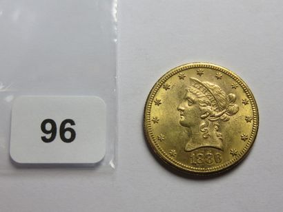 Monnaie or - USA - 10 Dollars Liberty 1886...