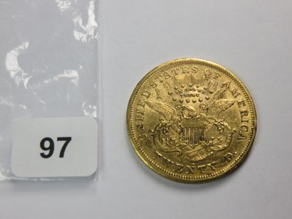 Monnaie or - USA - 20 Dollars Liberty 1872...