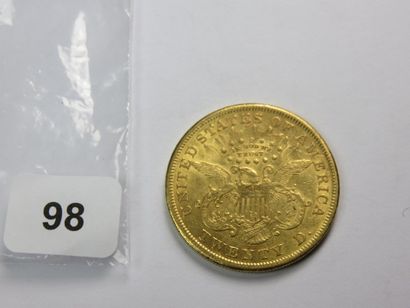 Monnaie or - USA - 20 Dollars Liberty 1874...