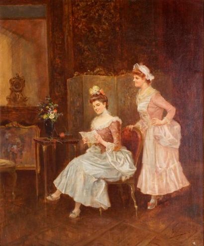 JARDINES JOSE MARIA, 1862-CIRCA 1920
LA LETTRE...