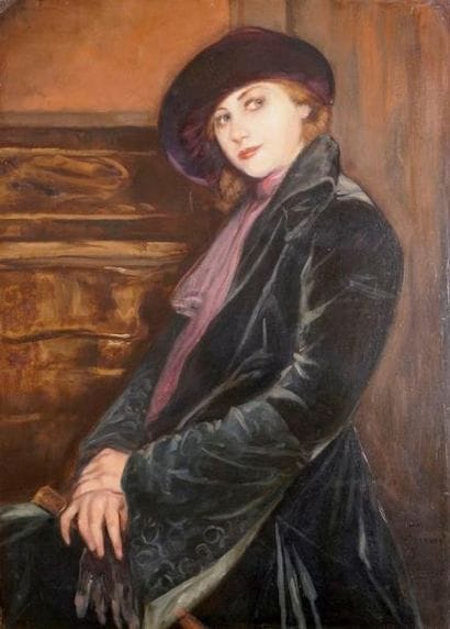 BERNARD Émile, 1868-1941
PORTRAIT D'ÉLISABETH...