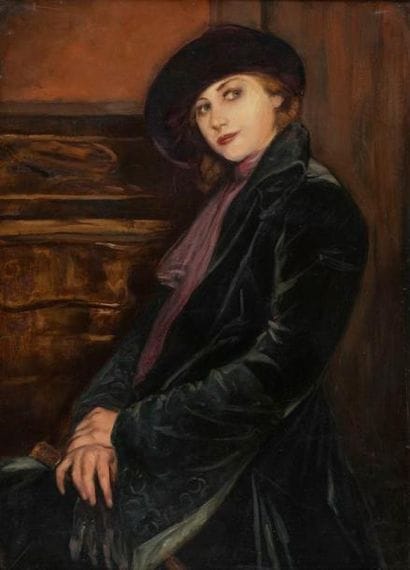 BERNARD Émile, 1868-1941
PORTRAIT D'ÉLISABETH...