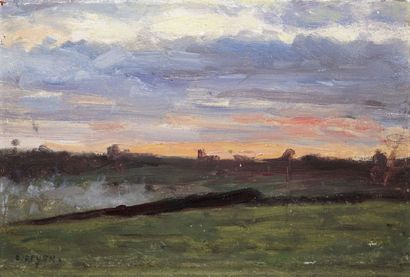 FEYEN EUGENE, 1815-1908
COUCHER DE SOLEIL...