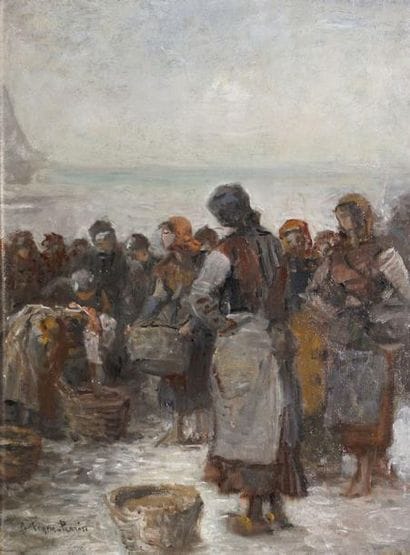 FEYEN-PERRIN ALFRED, 1838-1918
LES CANCALAISES
huile...