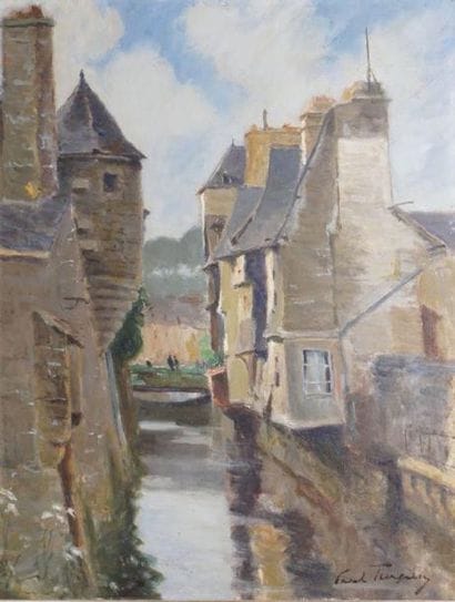 TURPIN PAUL, 1868-1960
COURS D'EAU DANS LA...