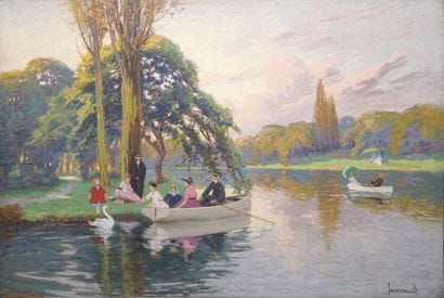 JANSSAUD Mathurin, 1857-1940
PARIS, LE LAC...
