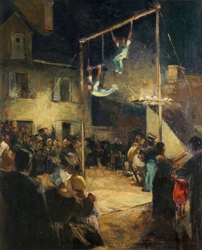 GARIN Louis, 1888-1959
LES ACROBATES, ILE-AUX-MOINES
huile...