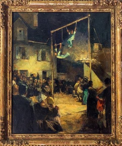 GARIN Louis, 1888-1959
LES ACROBATES, ILE-AUX-MOINES
huile...