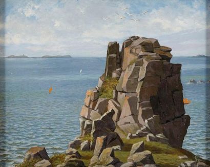 CLOUARD Albert, 1866-1952
PERROS, LE ROCHER...