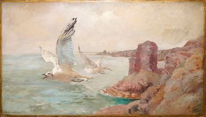 MÉHEUT Mathurin, 1882-1958
L'ENVOL - LA FAUCONNIERE...