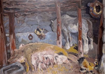 MÉHEUT Mathurin, 1882-1958
A LA FERME
peinture...