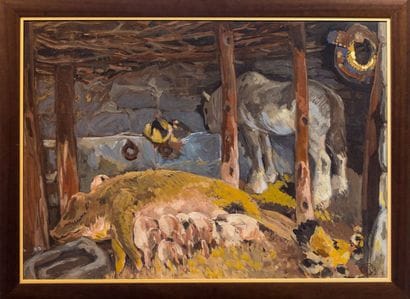 MÉHEUT Mathurin, 1882-1958
A LA FERME
peinture...