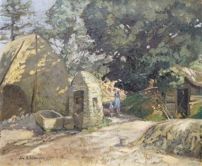 SEVELLEC JIM EUGENE, 1897-1971
FEMME ET ENFANT...