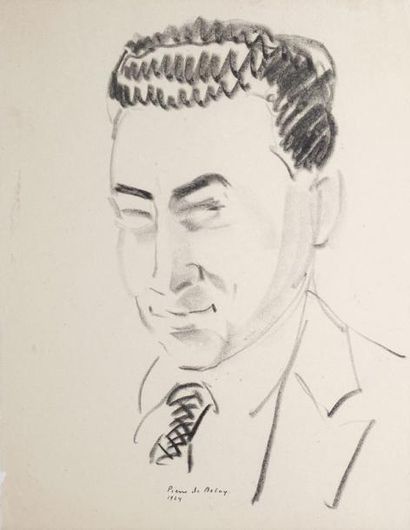 BELAY Pierre de, 1890-1947
PORTRAIT D'HOMME,...