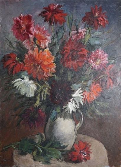 CAPON Georges, 1890-1980
VASE DE FLEURS
huile...