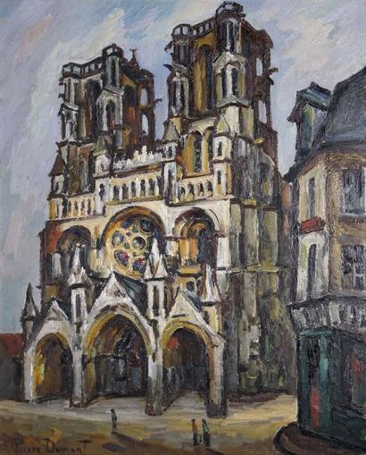 DUMONT Pierre, 1884-1936
CATHEDRALE DE LAON
huile...